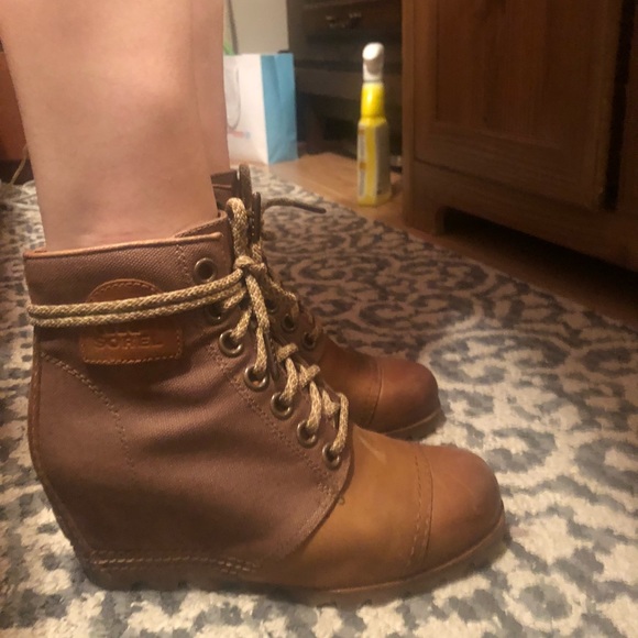 BNWOT Sorrel PDX premium ladies wedge sexy winter boots - Picture 10 of 13